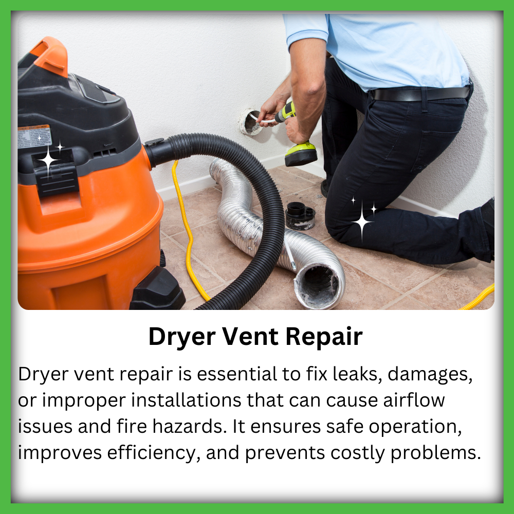 Dryer vent repair service in Houston Texas