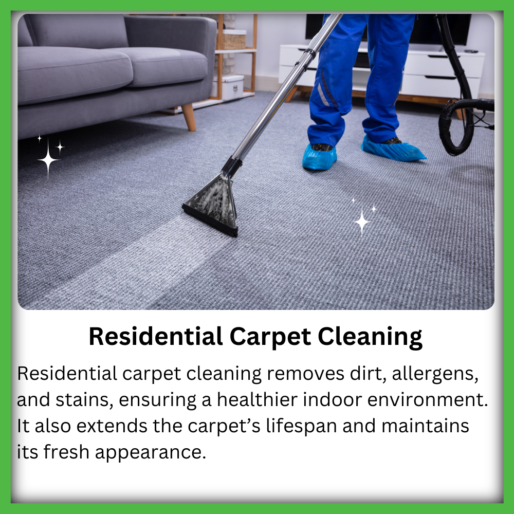 Residential carpet cleaning service in Houston