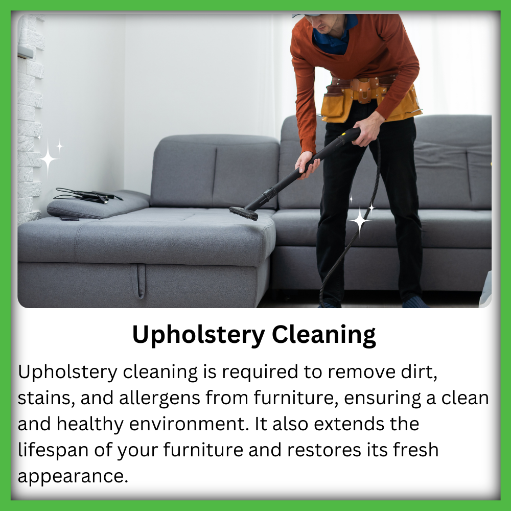 Upholstery cleaning service in Houston